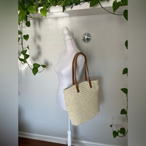 Talbots’ Paper Straw Tote Bag